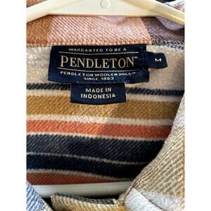 Pendleton Plaid Shirt Jacket Shacket Overshirt 100% Cotton Men’s Medium